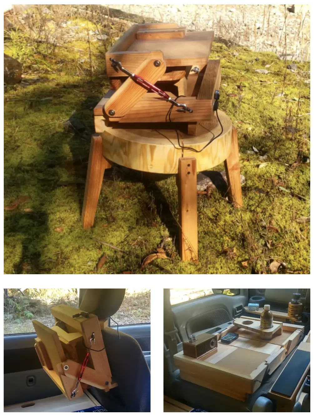 助手席背面テーブル写真