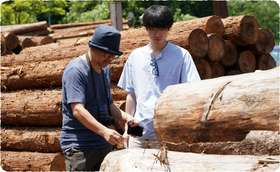 とうきょうの木を販売する原木市場を体験写真5