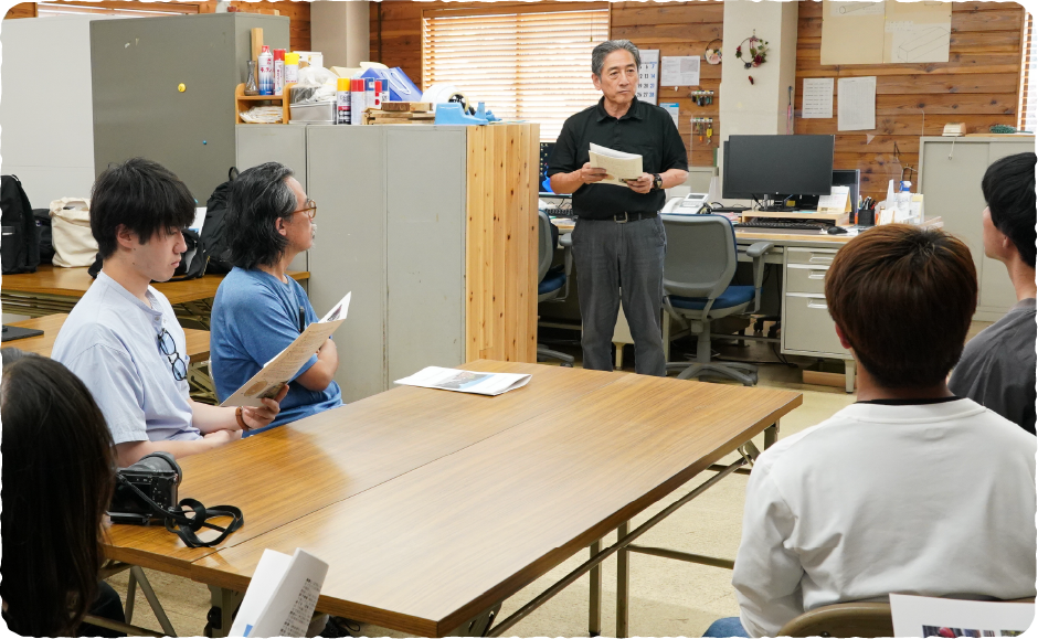 とうきょうの木を販売する原木市場を体験写真6