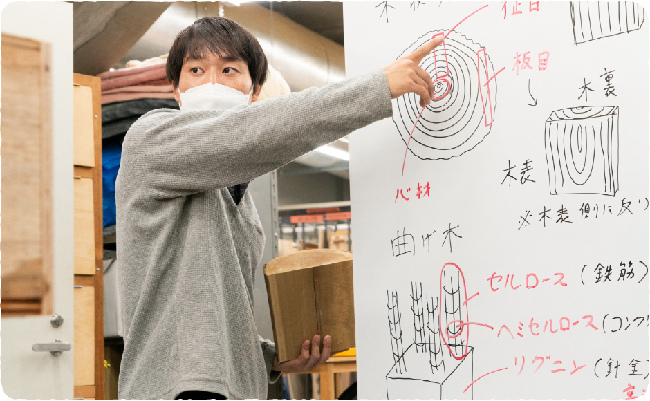 曲木体験の様子2