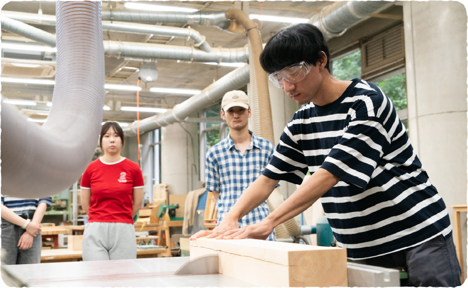 曲木体験の様子3