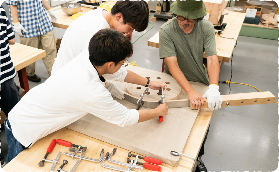 曲木体験の様子4