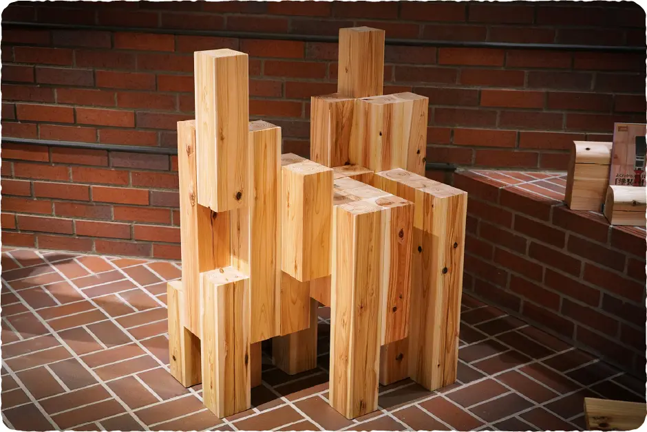 「杉輪椅子」栂野 葉流 イメージ写真